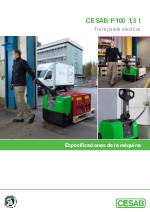 Transpaleta elctrica - Cesab P100 1,3 toneladas