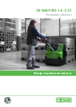 Transpaleta elctrica - Cesab P200 1,4 - 2,5 toneladas