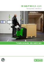 Transpaleta elctrica - Cesab P300 2,0 - 2,2 toneladas