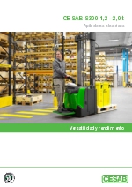Apilador elctrico - Cesab S300 1,2 - 2,0 toneladas