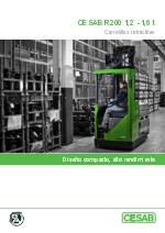 Carretillas retrctiles - Cesab R100 1,2 - 1,6 toneladas