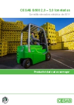 Carretilla elevadora elctrica de 80 V- Cesab B620 2,0 - 5,0 toneladas
