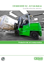 Carretilla elevadora elctrica - Cesab B800 6,0 - 8,5 toneladas