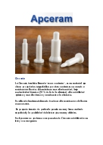 Circonia (material para la fabricacin de piezas a medida)