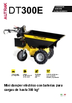 Minidmper elctrico con bateras para cargas de hasta 300 kg DT300E Alitrak