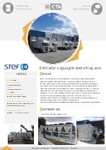 Enfriadora de agua glicolada para camaras frigorificas en gas propano R290