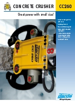 Hoja de producto cizalla para hormign CC260 (ENG)