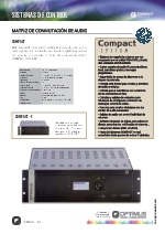 Matriz de conmutacin de audio COMPACT