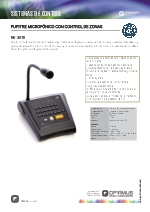 Pupitres microfnicos con control de zonas Optimus MD30ETH