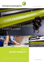 Mquinas lser de grabado, marcaje y corte de Gravograph formato mesa XY