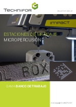 Mquina de marcaje por micropercusin de sobremesa IMPACT