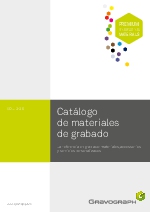 Catlogo de materiales de grabado y otros consumibles