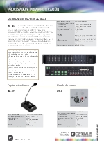 Mezclador matricial 8 x 4 PM804