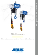 Polipastos elctricos de cadena desde 25 kg a 4 t.