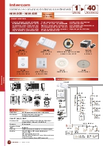 Sistema de comunicacin/llamada a enfermera - NIM-20B / NIM-40B