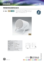 Proyector acstico de 20 W - SP-20EN