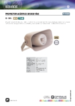 Proyector acstico de dos vas - FR-30VA