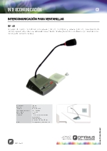 Conjunto de pupitre microfnico con altavoz - SIV-40