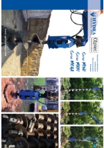 Ahoyadores hidrulicos - series MINI - MAXI - MEGA