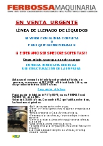 En venta urgente: lnea embotellado liquidos o equipos individuales