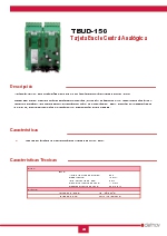 Tarjeta bucle Central analgica - TBUD 150