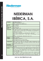 Catlogoo general de Nederman