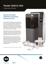 Impresoras 3D Projet 6000 & 7000 (EN)