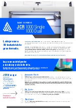 Impresoras 3D JCR 1000 Single 1000 Dual (EN)