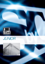 Junior - Herrajes para sistemas de apertura de vidrio de deslizamiento