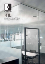 Mamparas para oficinas de vidrio 41L