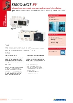 Interruptores seccionadores para aplicaciones fotovolticas - SIRCO MOT PV-