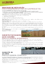 Revestimientos de madera y madera composite