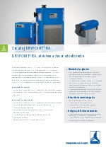 Secadores frigorficos de aire comprimido DRYPOINT RA