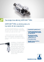 Sonda de presin METPOINT PRM