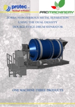 Protec Separacin de metales mediante Tambor de densidad dual.