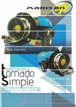Atomizadores Marisn Mod. Tornado Simple TS - Frutal y Olivar
