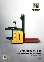 Apilador motorizado con plataforma plegable S1.5S / S1.5S IL / S1.5S SL