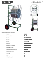 Recogedor manual de cinta de riego por goteo G1T