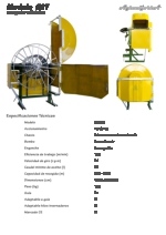 Recogedor hidrulico de cinta de riego por goteo - G2T