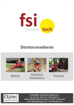 Destoconadores de disco hidrulicos en punta de retro y frontales
