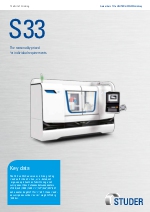 STUDER S33  la econmica para requisitos individuales.