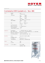Contenedor 800 l (asptico)  Tipo 468