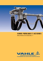 Carros portacables y accesorios para perfil de rodadura