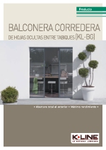 Corredera de hojas ocultas entre tabiques KL-BG