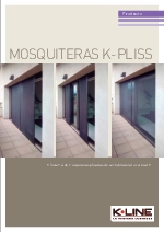 Mosquiteras plisadas de sentido vertical/horizontal K-PLISS
