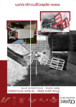 Pinza hidrulica frontal para balas - brazos articulados