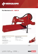 Cuchillas Niveladoras Herculano HL - HL2D H