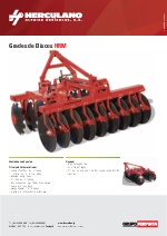 Gradas de Discos Herculano HRM