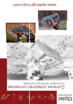 Cazos para cribar materiales en punta de retro - serie CSB