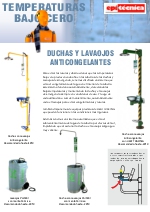 Caractersticas tcnicas - Duchas y lavaojos Anti-congelacin
